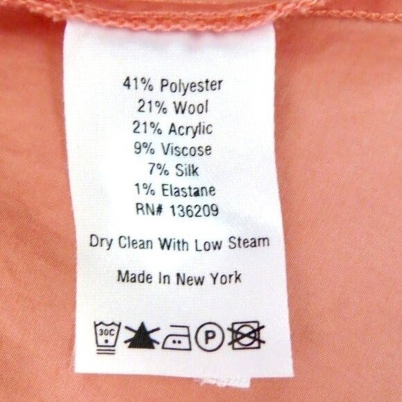 NEW! Hatch CHLOE TOP Off the Shoulder Coral Pink SZ S - Picture 10 of 11